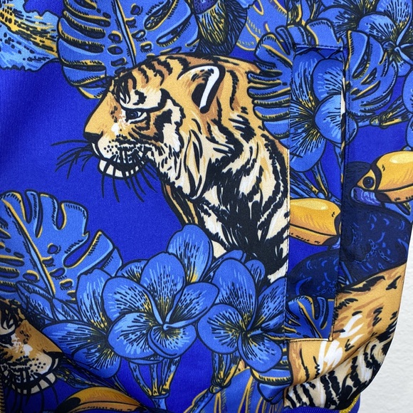 Victorias Royal Floral Tiger Track Jacket - Picture 8 of 9